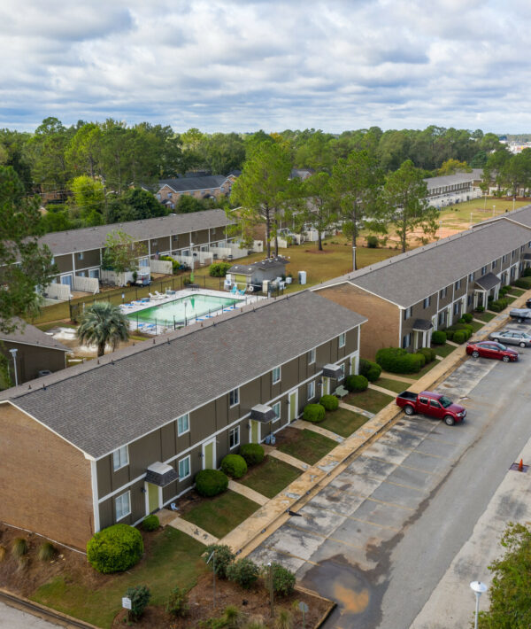 oakley-grove-townhomes-albany-ga-aerial-photo